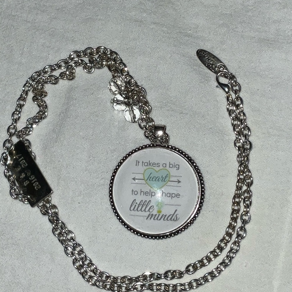 Plunder X B & E 2016 2017 Necklace “It takes a big heart to shape littl…